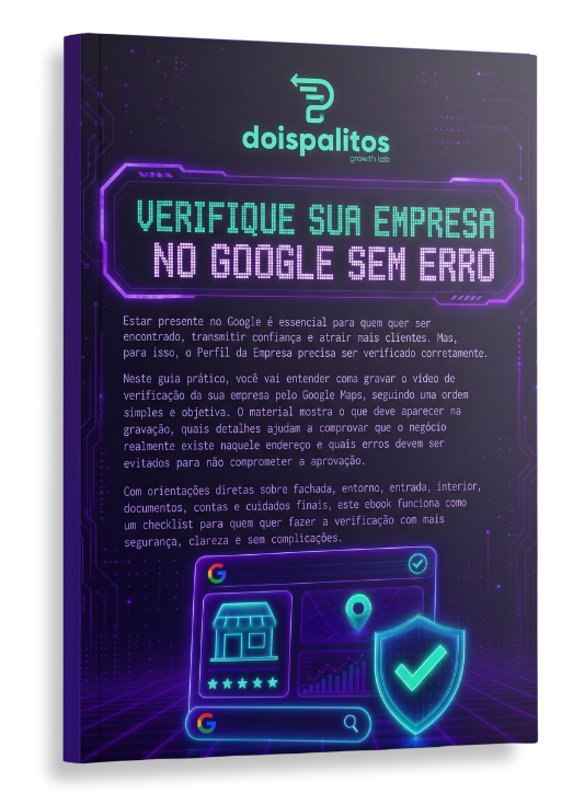 Verificação da empresa no google